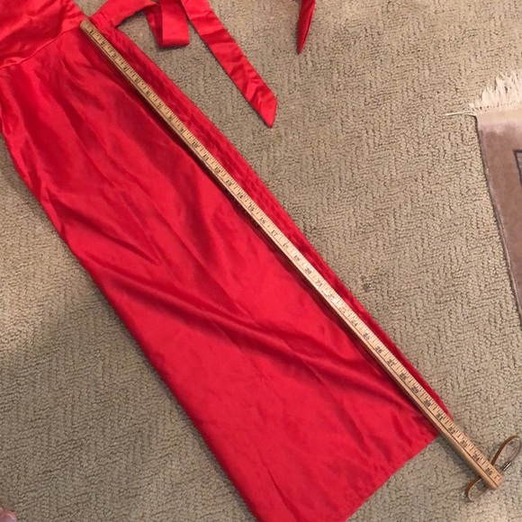 Red Satin Cape with Hood -Halloween Costume - One Size - Picture 11 of 12